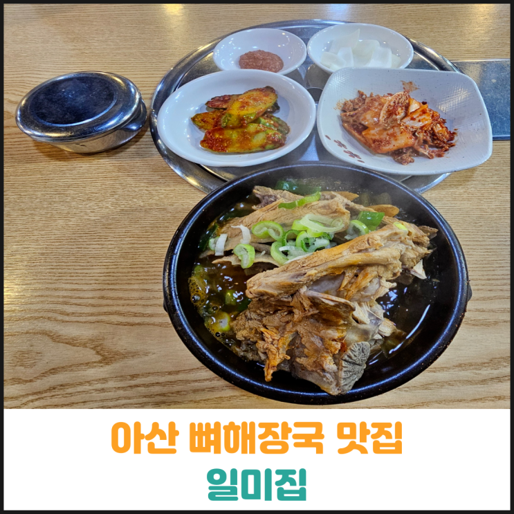  아산 뼈해장국 맛집 일미집 후기