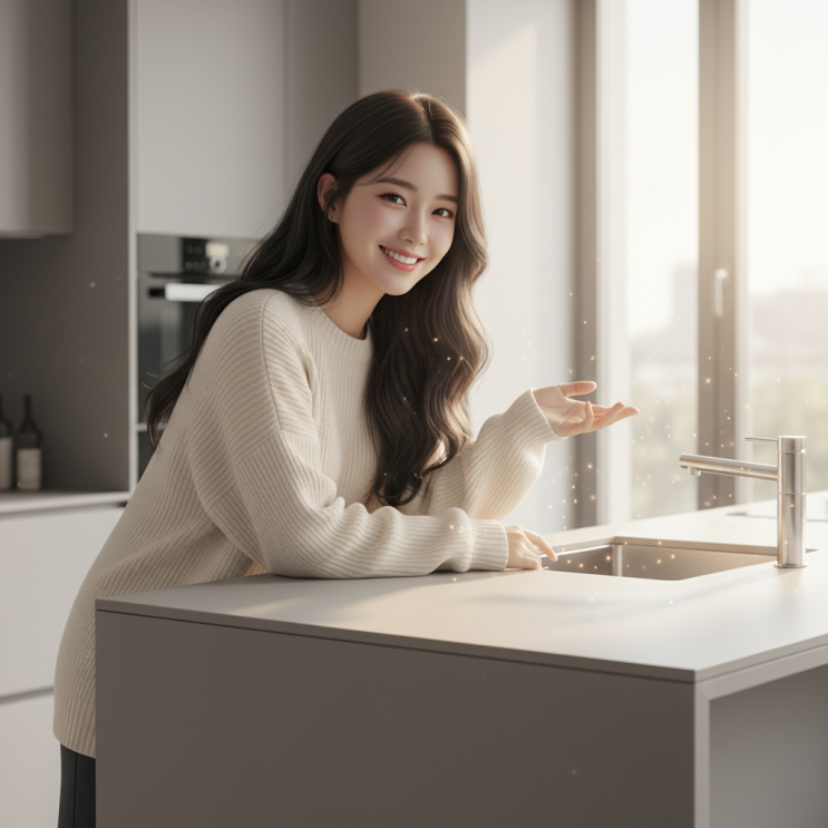  처음 만난 압도적 공간감! 가성비 주방인테리어 솔직 리뷰