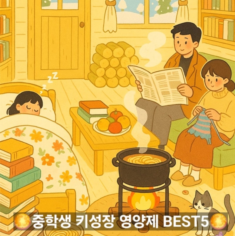 중학생 키 성장에 도움 주는 영양제 BEST 5✅️