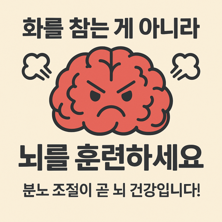  분노 조절 훈련으로 뇌를 지킨다 감정 폭발 대신 회복력을 키우는 뇌 관리법