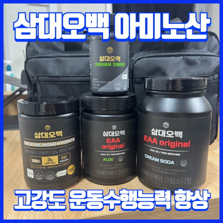  삼대오백 필수아미노산 맛있는EAA 알로에맛 헬스보충제