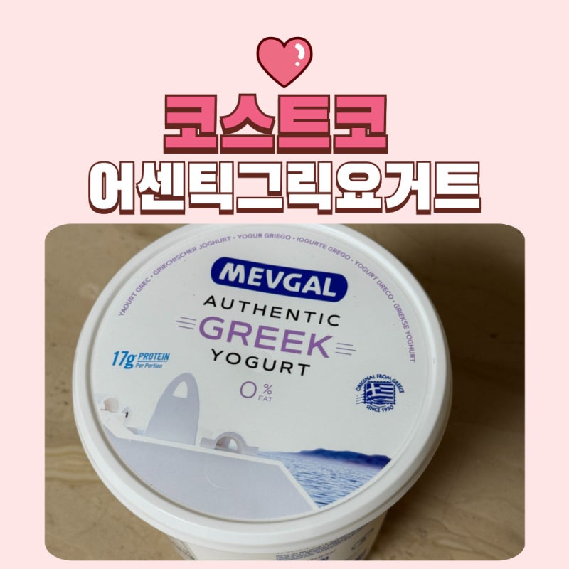 단 2일만 할인한 코스트코 그릭요거트 그리스 메브갈 어센틱그릭요거트
