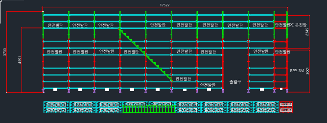 수원 시스템비계 KFC 인테리어 공사 현장 안전 확보를 위한 설치 사례