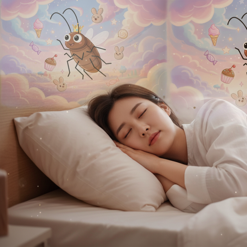 큰 바퀴벌레가 나오는 꿈 해몽 의미 풀이 해석 재물운? 복권 사야할까