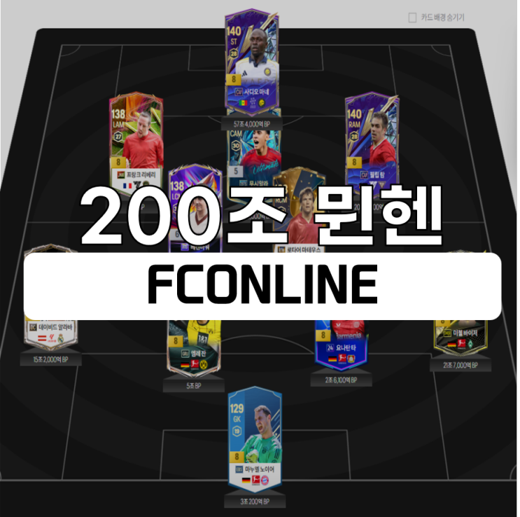  피파 뮌헨 스쿼드 200조 실성능 최고