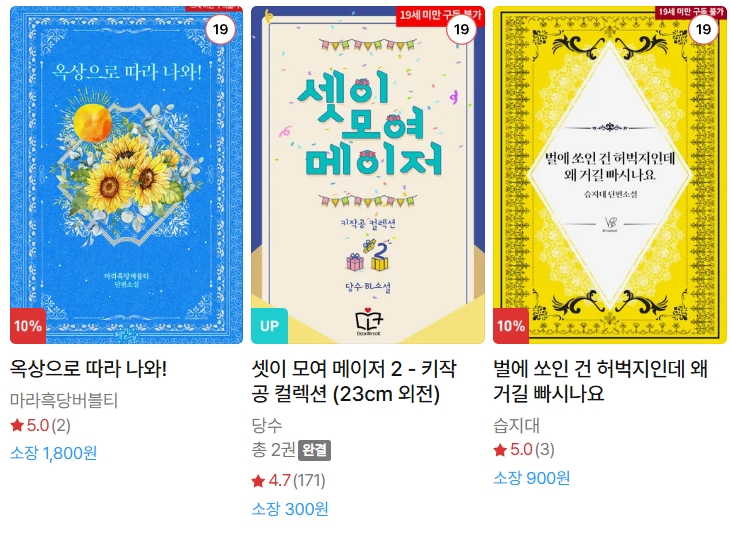  BL소설 신간) 25년 11월 13일 신간