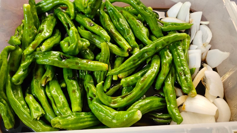 꽈리고추 장아찌 담그기