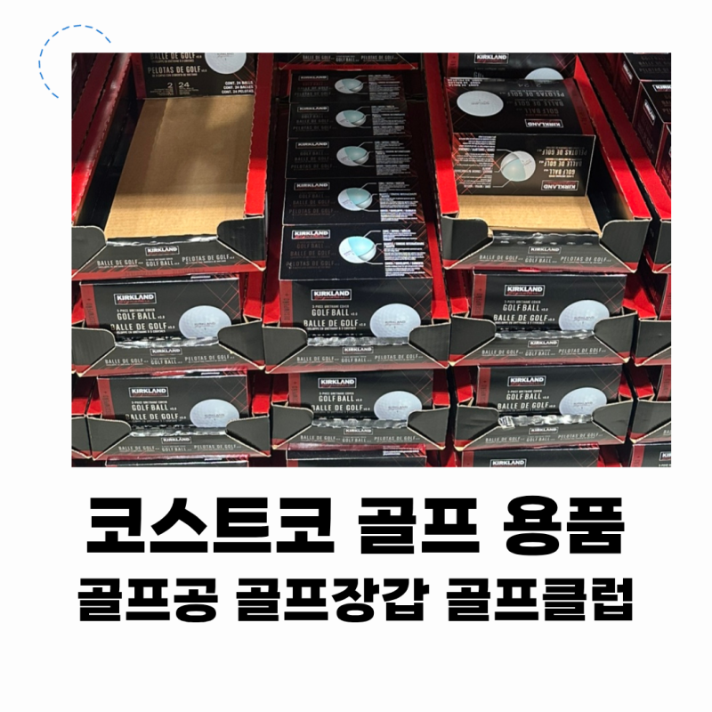 11월 코스트코 골프용품은 갓성비? 골프공 골프장갑 골프채 가격