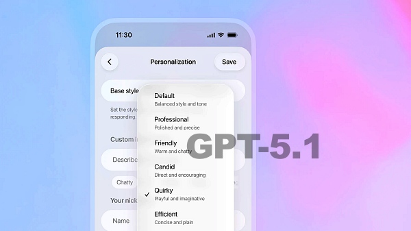  GPT-5.1 출시 정리: Instant/Thinking 차이와 톤·성격 설정 가이드