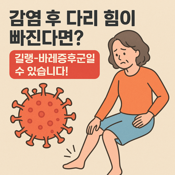  ️ 길랭-바레증후군, 감염 후 찾아오는 갑작스러운 마비의 경고 신호