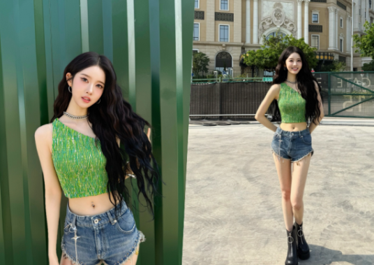   스테이씨 시은, 워터밤에서 드러난 ‘뱃살 0 허리’…박남정도 놀랄 완성형 비율?!