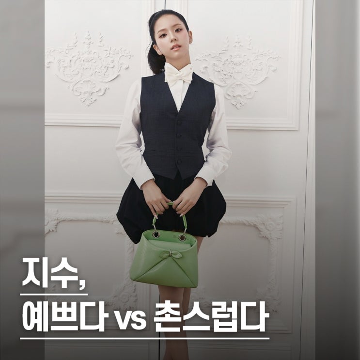  “명품 느낌 1도 없다..” 지수 디올백, 찬반 의견 분분