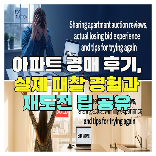 아파트 경매 후기, 실제 패찰 경험과 재도전 팁 공유