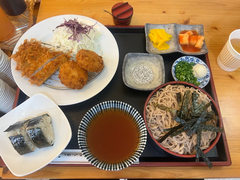 부산 수영구 센텀시티 순수 메밀 100% 정식 세트 주와리소바 점심식사