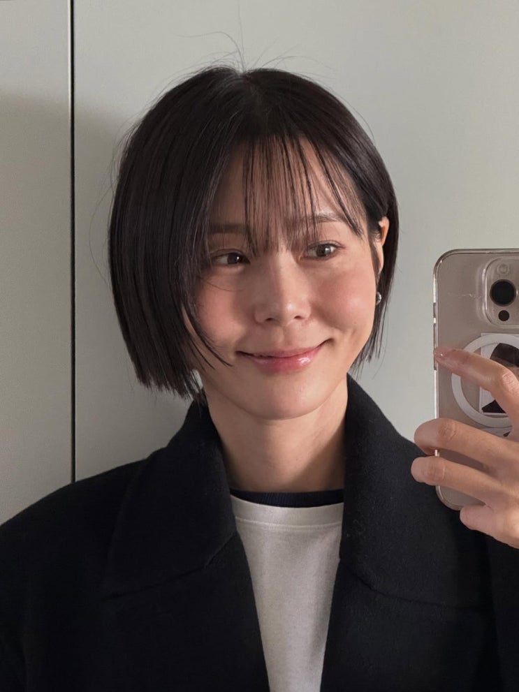  엄마들의 제니! 김나영 시스루 뱅 동안 미모 화제! 숏컷이 이렇게 잘 어울린다고?