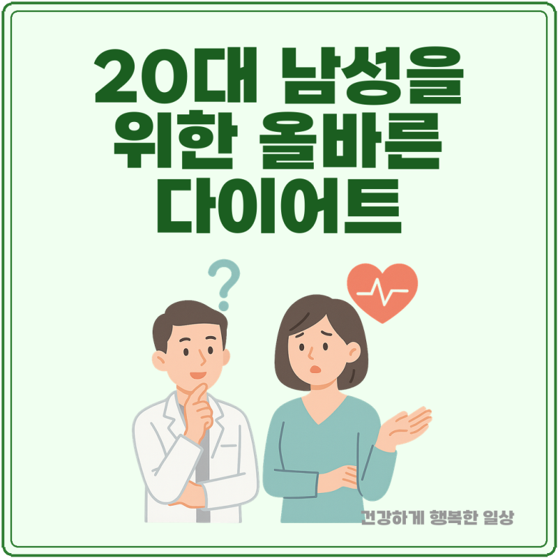 20대 남성을 위한 올바른 다이어트 보조제 선택 가이드