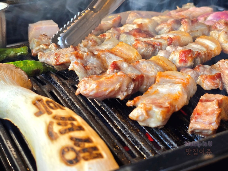  성산일출봉 맛집 참숯향 가득한 ‘흑선생’ 워터에이징 흑돼지