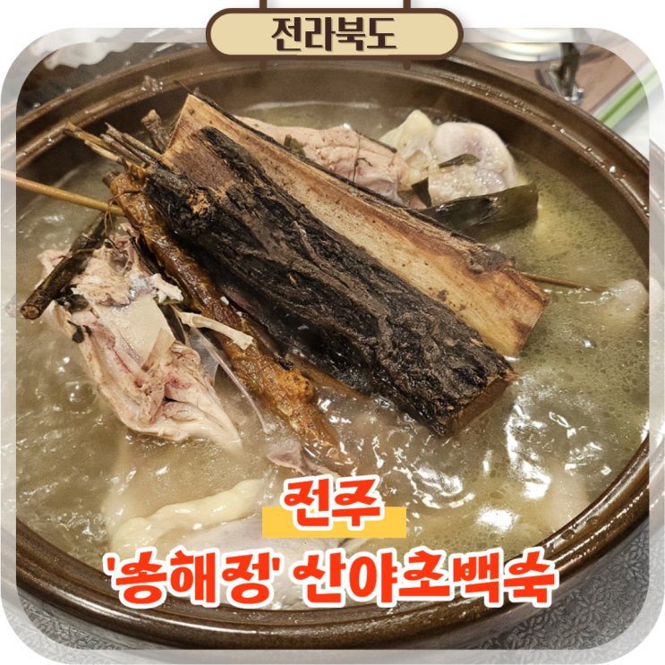  전주 백숙 맛집 송해정 산야초백숙, 사계절 내내 찾는 보양식