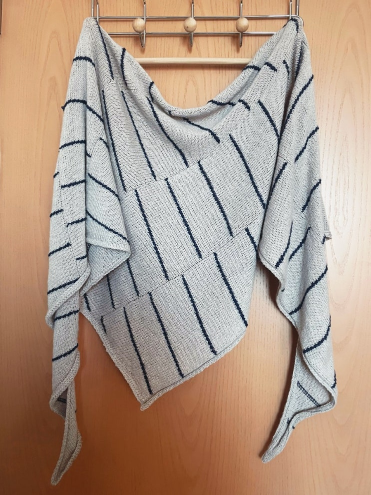  [완성작] 52 Weeks of Shawls ‘Ruf Shawl 뜨개 후기｜섬세한 텍스처가 돋보이는 숄