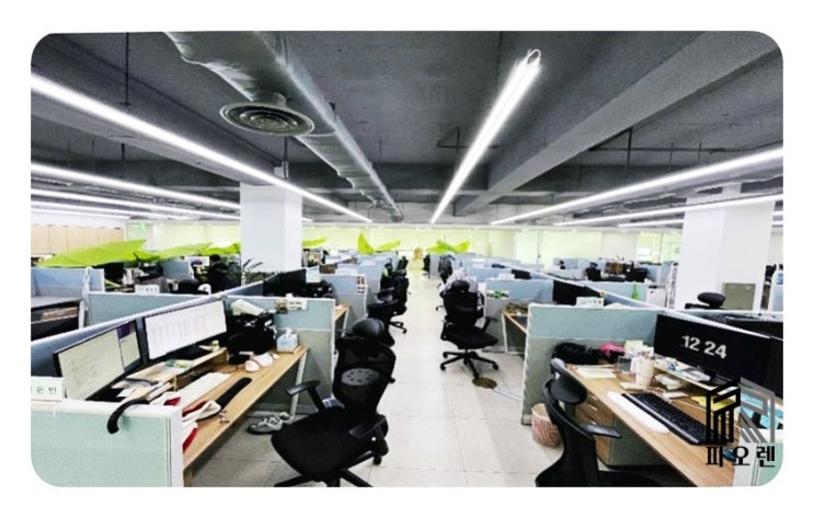  강남 200평 사무실 한층 전체 실사용, 지하철5분역세권, 인테리어무상인수.