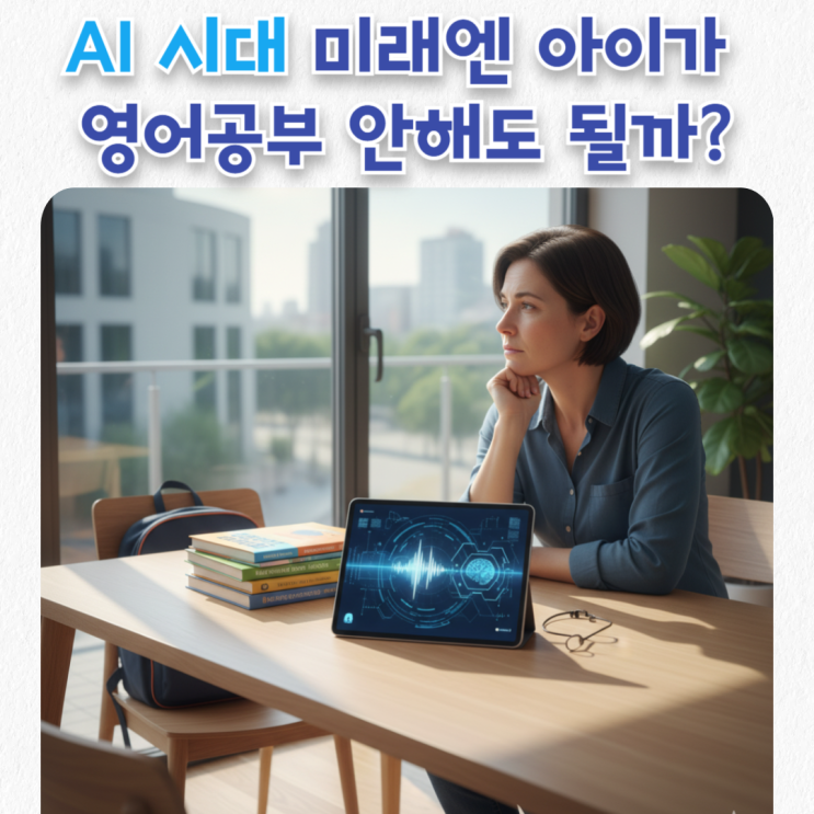  AI 시대. 미래엔 아이 영어공부할 필요가 없어질까?