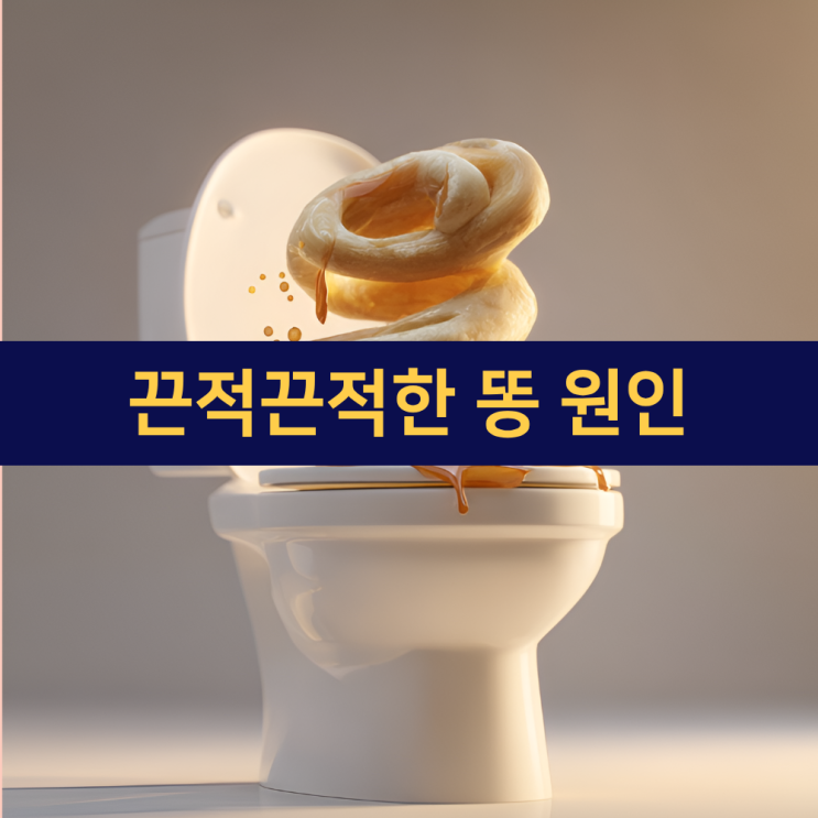  끈적끈적한 똥 | 변기에 붙는 똥 원인과 해결 방법 | 지방 소화 불량