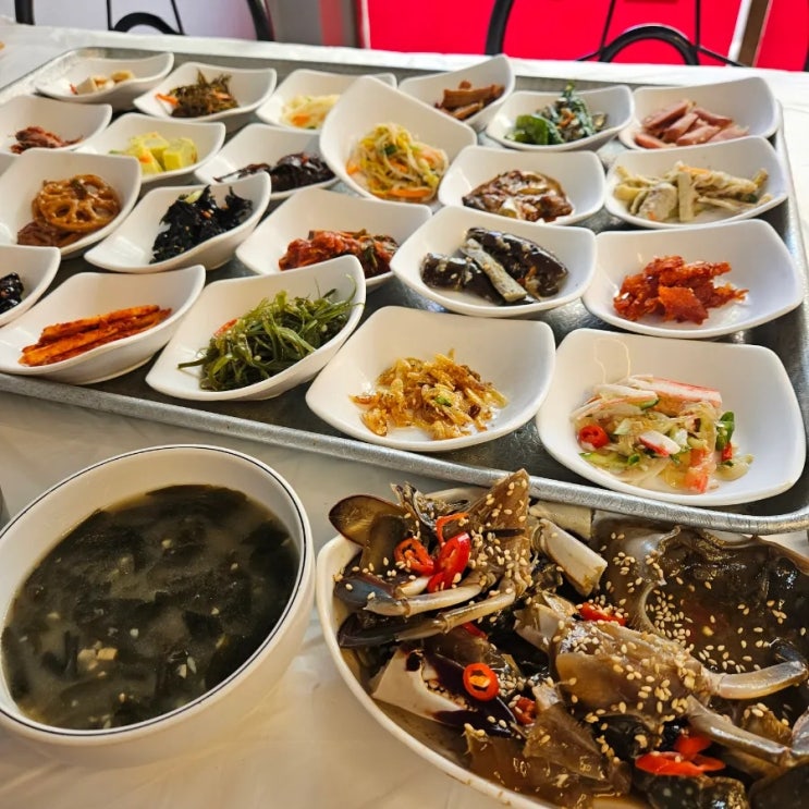  목포 터미널 기사식당 맛집 '찬의여왕' 간장게장백반+24첩