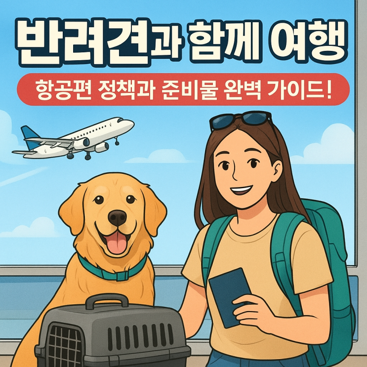  ️ 반려견 동반 항공편 최신 정책, 준비물과 주의사항