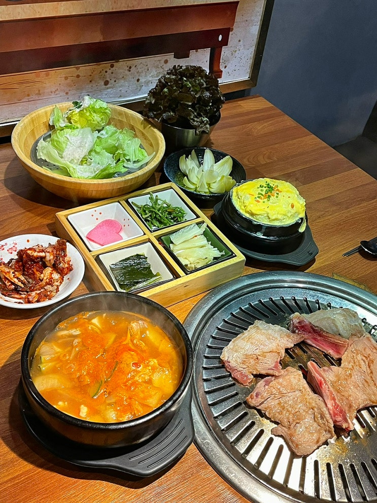  명지대맛집 추천 주차 가능한 수제 돼지갈비 맛집 미소그릴 한돈다이닝