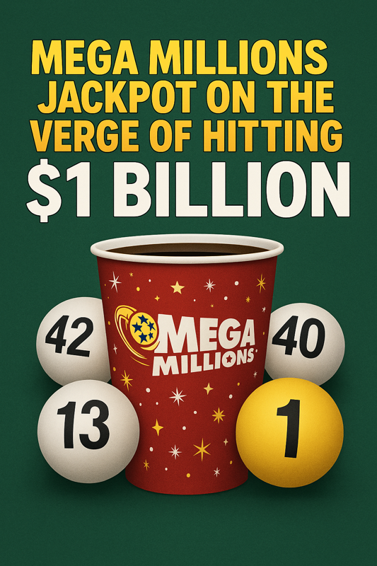  메가 밀리언(Mega Millions) 잭팟, 또다시 10억 달러 눈앞! | ‘1조 원 로또’ 코앞까지 왔다