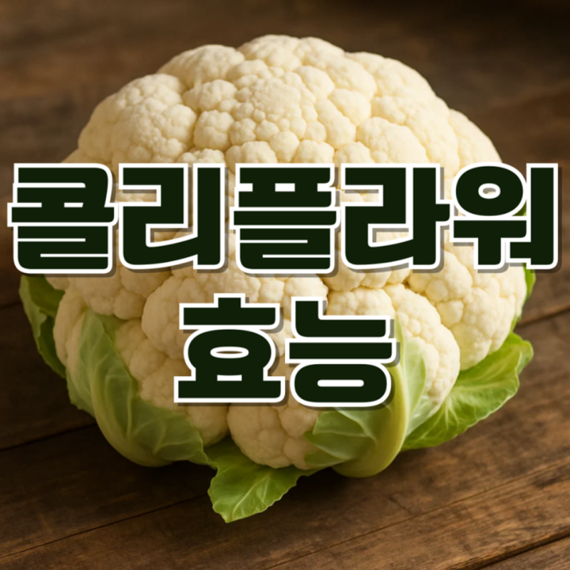 콜리플라워 효능 세척 요리 브로콜리 차이 비교하기