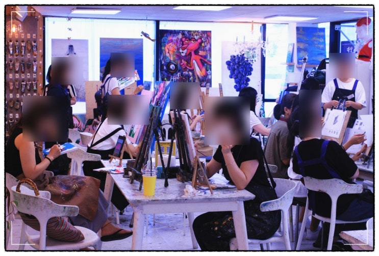  성인미술 그림 초보도 작품 완성 아트아뜰리에