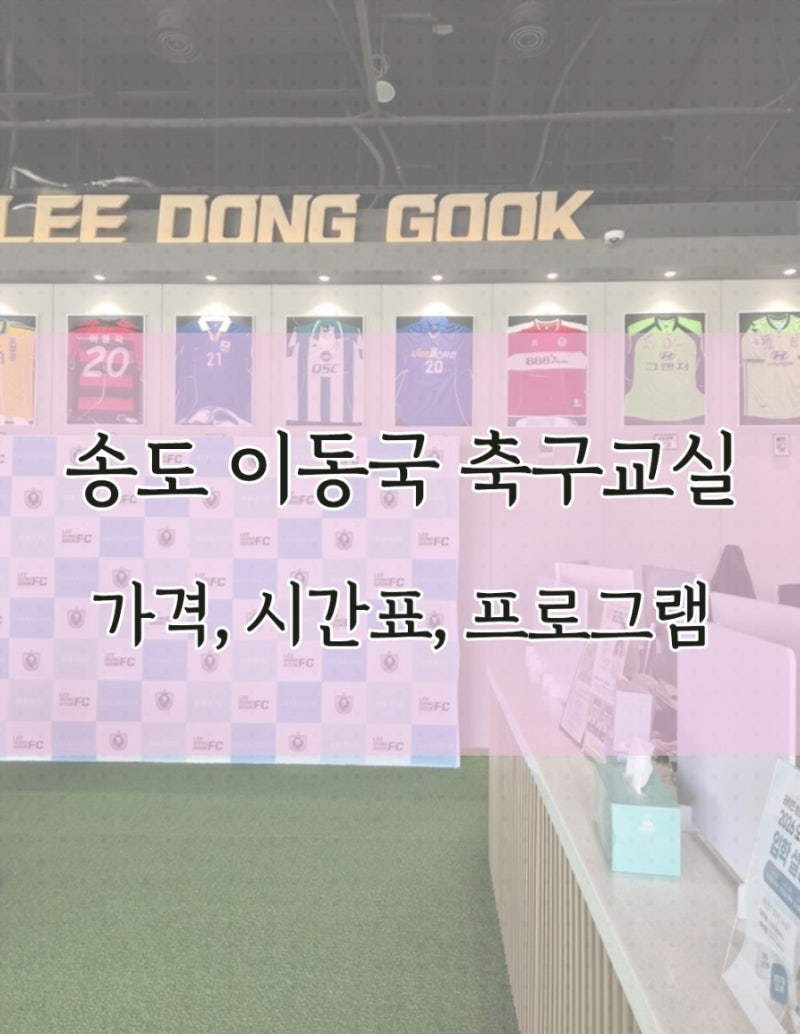 인천 송도 이동국축구교실