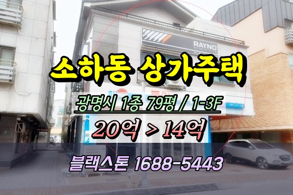  광명 소하동 상가주택 경매 3층 다가구 2025타경50905