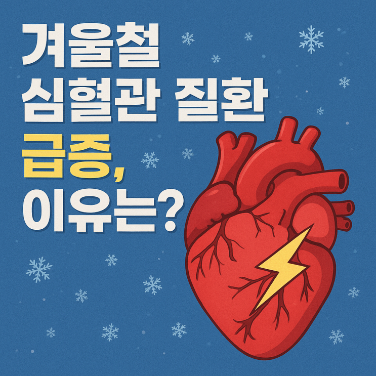  겨울철, 심혈관 질환이 급증하는 이유! 추위가 심장을 위협합니다