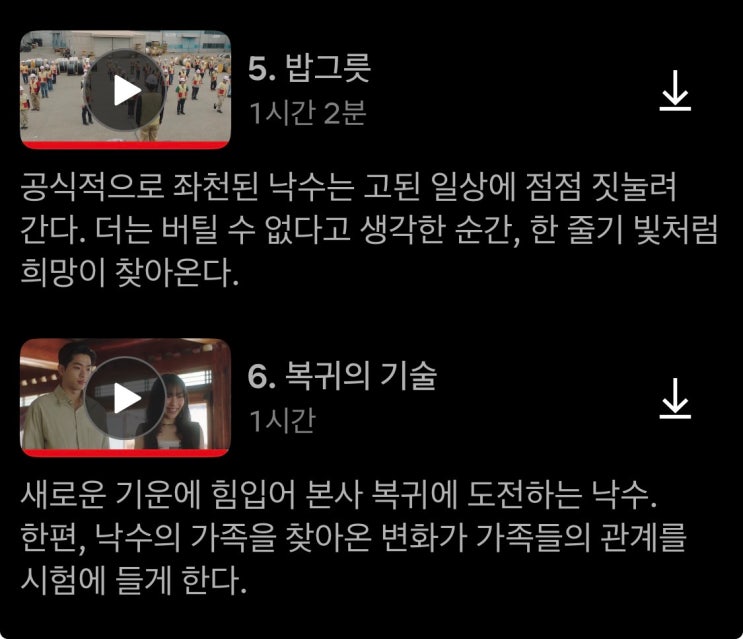  <서울 자가에 대기업 다니는 김 부장 이야기> 5화~6화 : 새로운 장소와 코미디는 추가되었지만, 전개는 약간 답답함. (전체적인 이야기 요약)