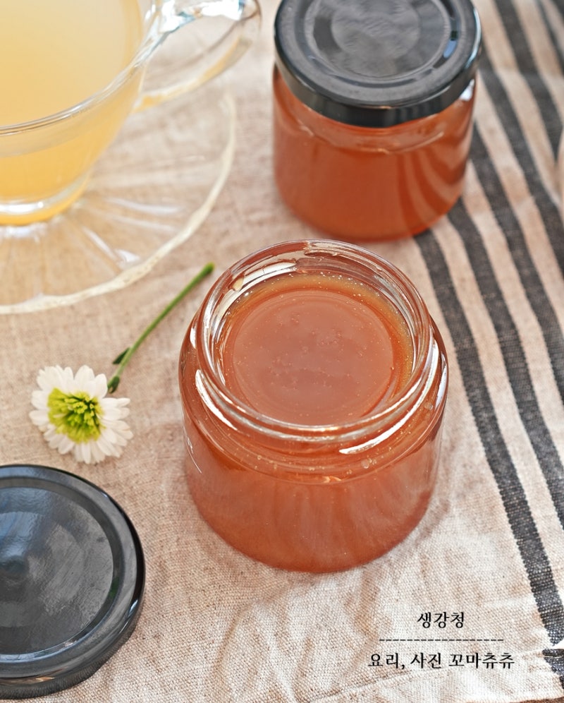 수제 생강청 만들기 생강갈아서 배 생강차 만드는법
