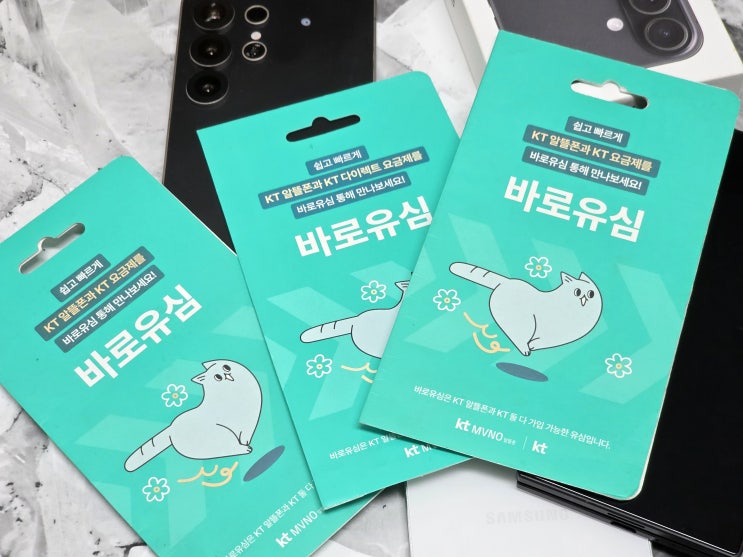  케이티 바로유심 이용 선불폰 개통 방법 과정