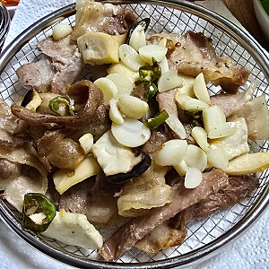 냉동 대패삼겹살 에어프라이기 시간 대패삼겹살구이
