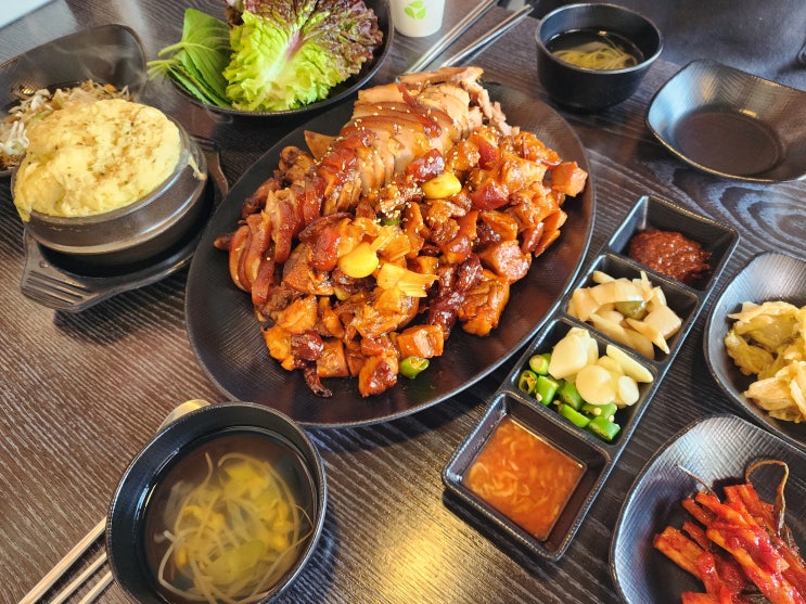  강원 동해 맛집, 푸짐했던 족발상회 동해천곡점