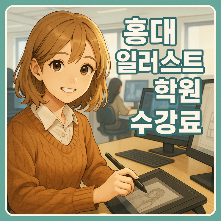  홍대일러스트학원 수강료｜비용보다 중요한 건 나에게 맞는 학습 방식