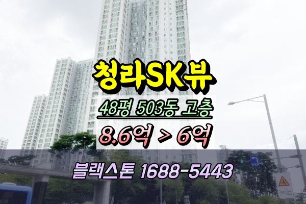  청라SK뷰 경매 48평 503동 고층 재경매사건