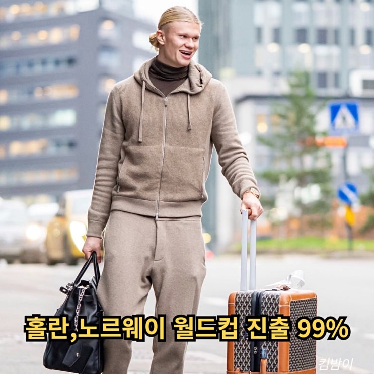 <b>홀란</b>, 노르웨이 <b>월드컵 진출</b> 확률 99.9% "10경기 연속골 폭발... 