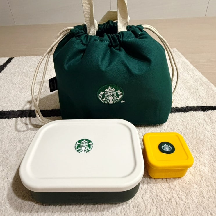 KB<b>국민은행</b> x <b>스타벅스 콜라보</b> 굿즈 도시락 세트
