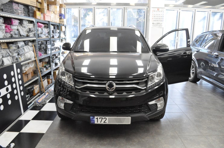  코란도C 순정 내비게이션 C250 메인보드 고장 전원불량 모니터화면 블랙아웃 수리 repair