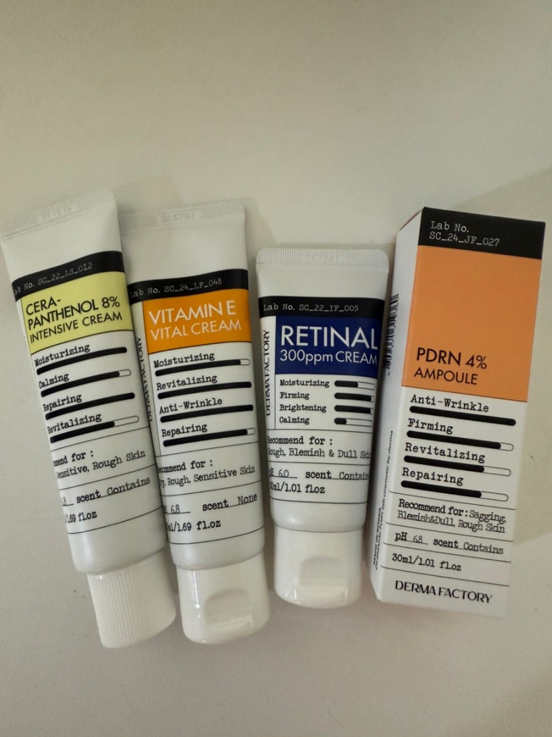 리뷰 내돈내산 더마팩토리(Derma Factory) 세라판테놀 8% 인센티브 크림, 비타민 E 바이탈 크림 50m....