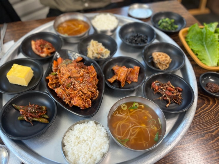  대구 근교 칠곡 백반집 '한 끼' 내돈내산 후기