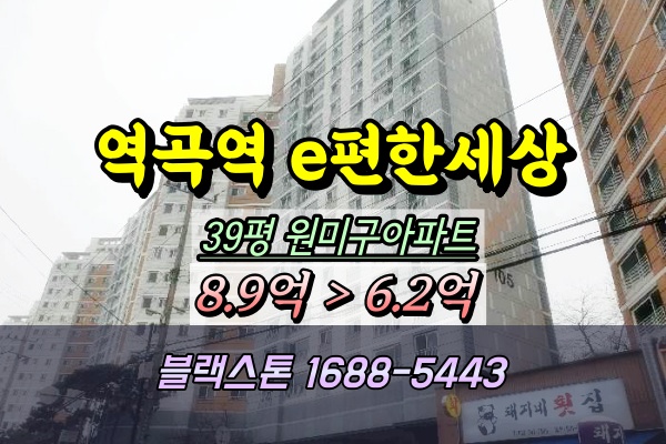  역곡역e편한세상아파트 경매 39평 105동 ◼︎2025타경32530