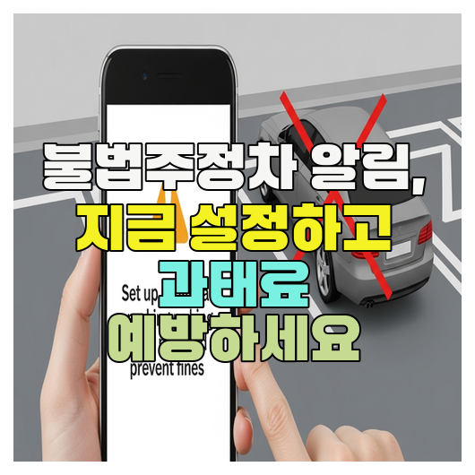  불법주정차 알림, 지금 설정하고 과태료 예방하세요
