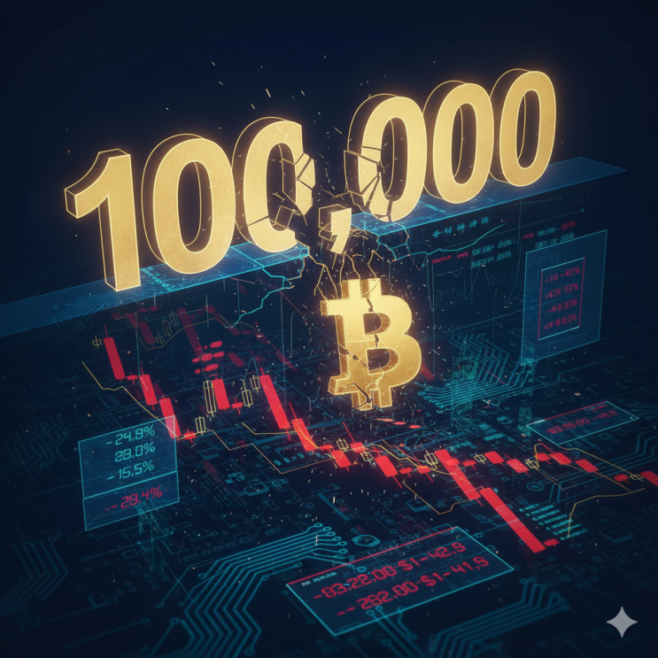 <b>10만 달러</b>가 무너진 <b>비트코인</b>, 앞으로의 <b>비트코인</b>전망은?